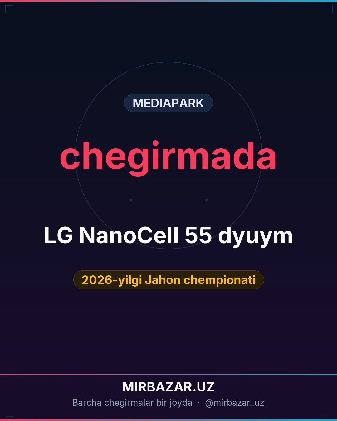 LG NanoCell 55 dyuym