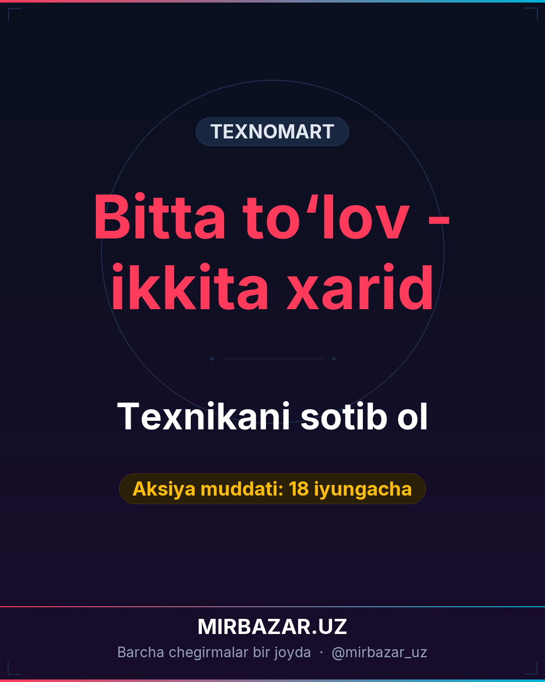 Texnikani sotib ol